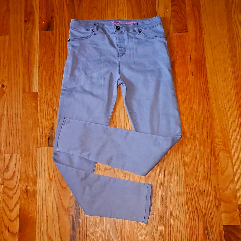 Girls gray jeggings